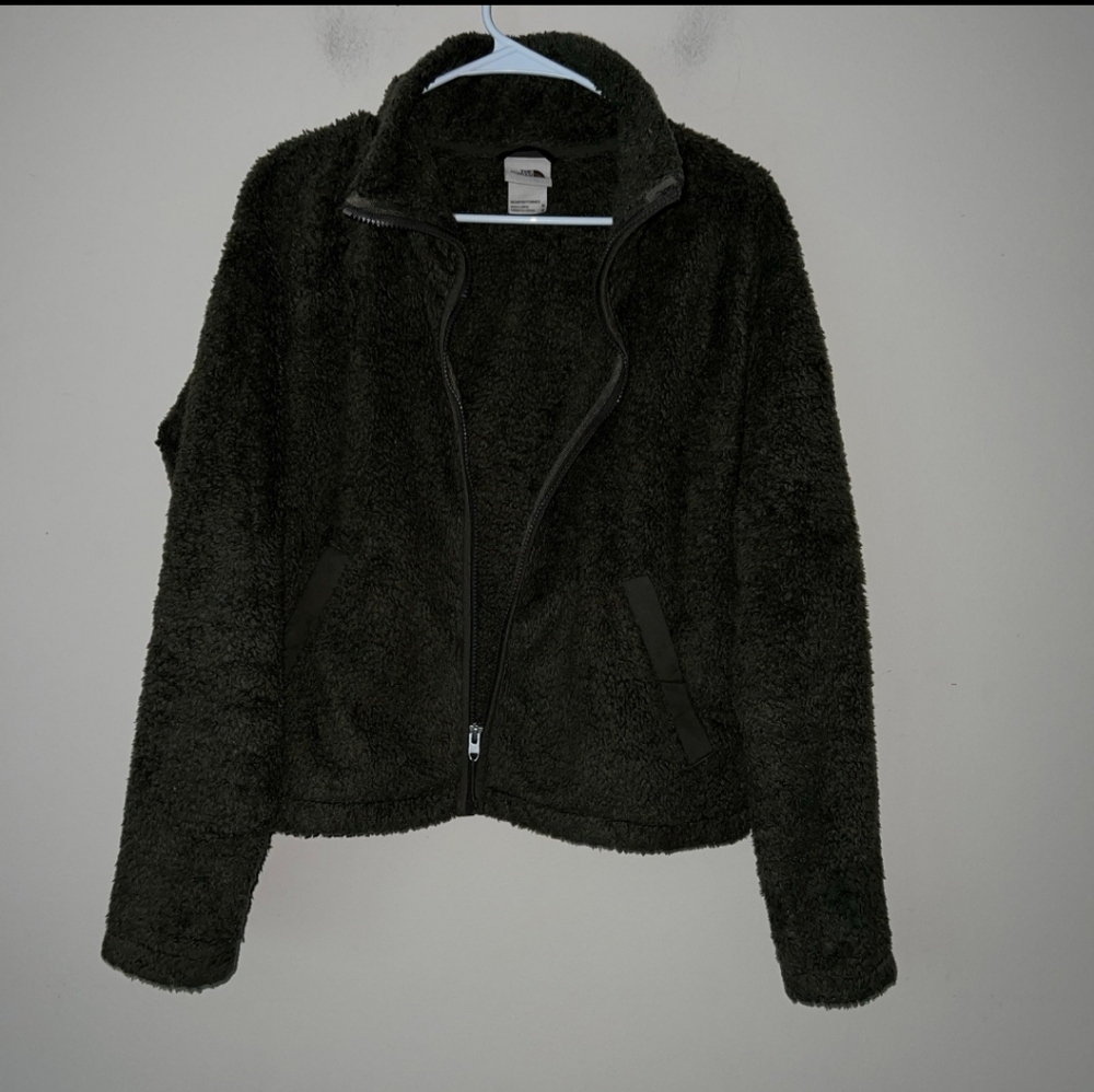 EUC The North Face Oslo Fleece in hunter green size medium